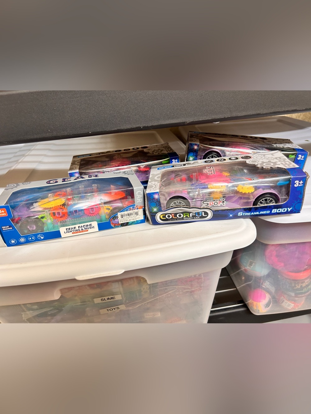 Colorful Light-Up kids Car Toy